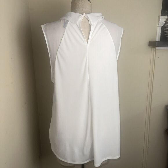 Robert Rodriguez Sleeveless Beaded Sheer Blouse Evening Wear Sz Medium EUC - Picture 7 of 10
